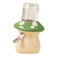 thumbnail image 4 of Botella de agua para hámster con soporte, cerámica, a prueba de fugas, dispensador de agua para mascotas pequeñas, ratones, jerbos, hámsteres y verde, 4 of 8