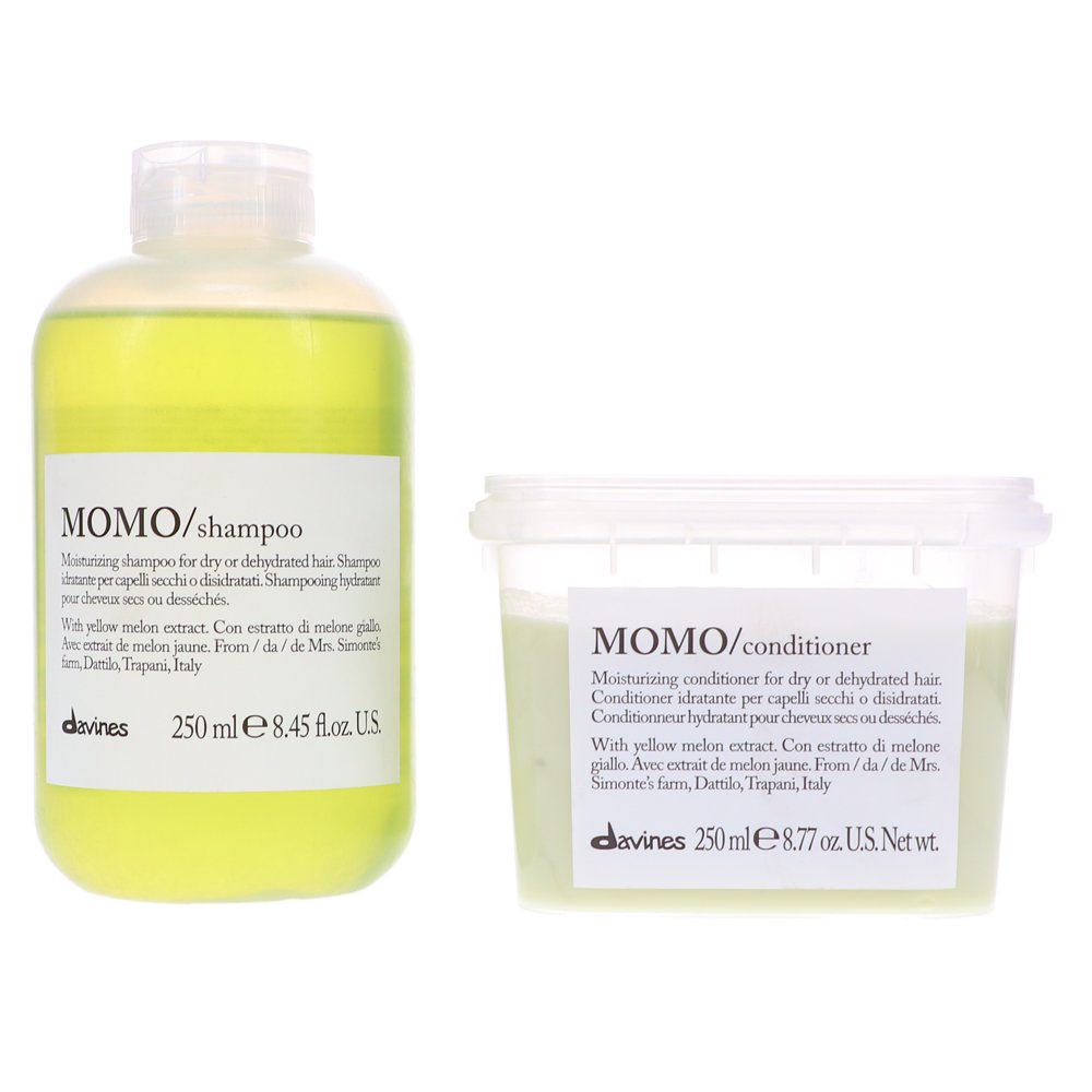 Davines MOMO Moisturizing Shampoo 8.45 oz & MOMO Moisturizing