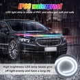 thumbnail image 2 of Car Hood LED Strip Light 71inch IP68 Waterproof Engine Hood Guide Light Flexible Hood RGB Decorative Running Light Exterior Auto Daytime Nighttime Headlight for Car Truck, 2 of 9