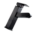 thumbnail image 1 of Grifo de lavabo Kusrkot Mezclador Rociador Negro Cuadrado, 1 of 6