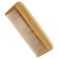 thumbnail image 4 of Onedor Handmade 100% Natural Green Sandalwood Wooden Comb for Men Hair, Beard, and Mustache Styling Pocket Comb With Leather Case (Short), 4 of 7