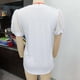 thumbnail image 2 of Blusa de verano con escote en V, ribete de encaje y mangas cortas abullonadas - Camiseta informal blanca para mujer, talla S, 2 of 3
