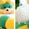 thumbnail image 6 of Cute Caterpillar Wiggler Worm Sleeping pillow insserts Doll Plush Toy Stuffed Animal for Birthday girls and boys Child Bedtime Kids Green, 6 of 8