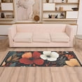 thumbnail image 2 of Yayeee Runner Rug for Bedroom 2'x6' Machine Washable Hallway Non Slip Mat, Red Flowers Pattern, 2 of 8