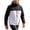 White, variant on Hooded Color Block Outdoor Jacket Men Hooded Zip Up Windproof Lightweight Casual Jacket Army Green XXXL