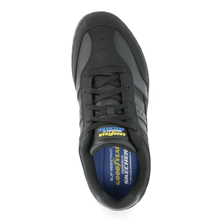 Skechers Mens Black Skechers Non Slip Goodyear Engineered By