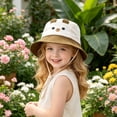 thumbnail image 6 of KPOPLK Unisex Baby Sun Hat UPF 50+ UV Ray Sun Protection Infant Toddler Bucket Hats for Boys Girls Age 1-3 Years, 6 of 7