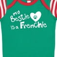thumbnail image 3 of Inktastic Bestie Frenchie Boys or Girls Baby Bodysuit, 3 of 4