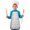 White Cartoon Dinosaurs-3, variant on White Cartoon Dinosaurs Cacti Pattern Kids Aprons for Girls and Boys,Adjustable Neck Strap Toddler Aprons for Kids Cooking Baking