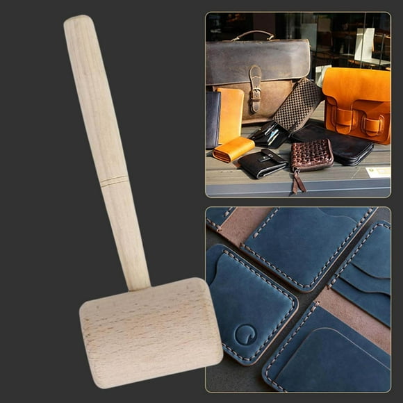 Langgg Wooden Mallet Hammer Wooden Mallet Hammer Malle for DIY Woodworking Carving