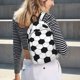 thumbnail image 5 of Disketp Soccer Ball Mochila de Lona Estampada, Mochila Escolar de Viaje Ligera para Estudiantes y Portátil-Medium, 5 of 5