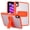 Orange, variant on ELEHOLD For iPad mini 5/mini 4 Shockproof Rugged Matte Foldable Kickstand Case With Pen Holder,Black