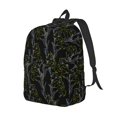 thumbnail image 2 of Balery Lilies Flowers Vintage Canvas Backpack for Men and Women - Large Capacity, Durable Travel Laptop Bag for School, Work, Hiking, and Outdoor Activities, 2 of 7