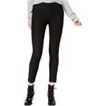 thumbnail image 2 of Maison Jules Pantalones cortos casuales con lunares para mujer, negro, XX-Small, 2 of 2
