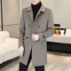 thumbnail image 2 of Rebajas de invierno de abrigos masculinos de novedad en ropa vintage de moda Harajuku 2024 Chaquetas de lana y mezclas para hombre Y2k Reseñas coreanas Muchas, 2 of 5