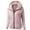 Pink, variant on Lovskoo 2024 Women's Fleece Jacket Hooded Sweater Coat Winter Warm Wool Zipper Coat Cotton Coat Outwear Beige