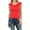 Red, variant on Auliné Collection Womens Career Solid Color Ruched Cowl Neck Casual Blouse Top Navy 3X