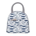 thumbnail image 1 of Fotbe Blue Fish Bolsa de Almuerzo con Estampado, Lonchera Aislada, Contenedor de Comida Reutilizable Tipo Cooler a Prueba de Fugas, 1 of 6