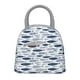 thumbnail image 1 of Fotbe Blue Fish Bolsa de Almuerzo con Estampado, Lonchera Aislada, Contenedor de Comida Reutilizable Tipo Cooler a Prueba de Fugas, 1 of 6