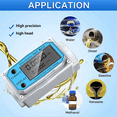 thumbnail image 4 of 3X Digital Turbine Water Flow Meter Digital LCD Display with NPT Counter and FNPT Thread Gas Oil Fuel Flowmeter (1 Inch), 4 of 7