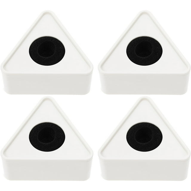 Miangastore Micro Microphone d'Entretien Station de Drapeau 4 Pcs Forme Triangulaire Matériau Abs pour Utilisateurs Professionnels