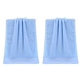 thumbnail image 1 of Laklulu Juego de toallas de mano de 2 toallas decorativas suaves de baño de algodón estampadas para lavado de cara, 1 of 5