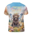 thumbnail image 2 of Welcome Spring Fairy Chesapeake Bay Retriever in Flower Meadow All Over Print 3D Shirt Unisex Merch Chessie Dog Lover - 13002, 2 of 6
