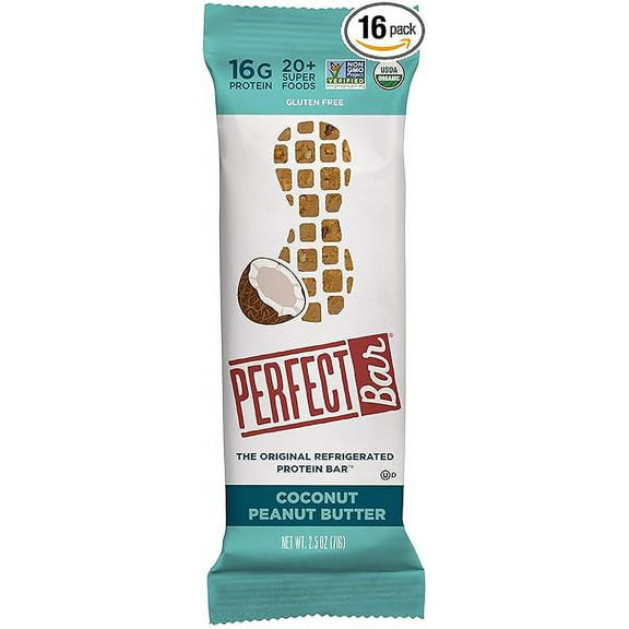 Perfect Coconut Peanut Butter Bar, 2.5 Ounce - 16 per case.
