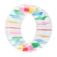 thumbnail image 2 of Rueda inflable para el agua, flotador de piscina para niños, rueda de agua gigante y colorida, flotador de rodillo inflable para estanque, río, césped, 2 of 8