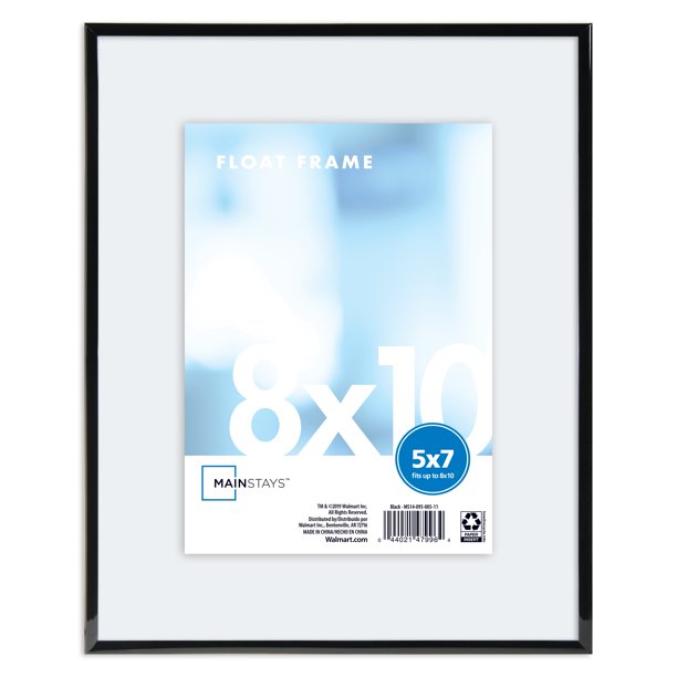 Mainstays 8x10 Flex Float Picture Frame