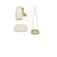 thumbnail image 4 of Bolsos De Embrague De Noche Mujer Bolsos Fiesta Boda Xtellar blanco, 4 of 4