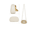 thumbnail image 4 of Bolsos De Embrague De Noche Mujer Bolsos Fiesta Boda Xtellar blanco, 4 of 4
