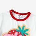 thumbnail image 5 of Peppa Pig Toddlers Girls Graphic Tee Strawberry Short Sleeve T-shrits Summer Tops Size 2T, 5 of 7