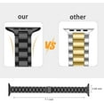 thumbnail image 4 of KOMI Thin Stainless Steel Bands Compatible with Apple Watch 38mm 40mm 41mm 42mm 44mm 45mm 46mm 49mm for Women, Metal Straps for iWatch Series 10 9 8 7 6 5 4 3 2 1 SE, 4 of 7