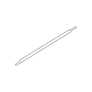 Genuine OE Audi Belt Molding - 80A-853-284-L-3Q7