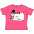 thumbnail image 3 of Inktastic Sassy Snowman in Top Hat Boys or Girls Toddler T-Shirt, 3 of 5