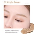 thumbnail image 4 of NOVO Soft Mist Eyebrow Cream for Natural Brows, Ultra Fine Setting & Waterproof, Sweatproof, Smudge-Resistant, Fade-Resistant, Clear Roots Finish, 4 of 8