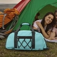 thumbnail image 2 of Bolsa deportiva con compartimento para zapatos | Bolsa de viaje impermeable para entrenamiento en el gimnasio | Mochila convertible para el hombro, 2 of 5