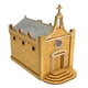 thumbnail image 2 of Kit de Maqueta de Iglesia Europea a Escala 1/72, Decoración DIY, Adorno, Juguete de , Modelo de Escena, 2 of 9