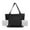 Black, variant on Canvas Tote Bag with Yoga Mat Carrier Pocket Yoga Mat Bags for Women, Shoulder Bag for Pilates, Travel, Office, Sports, Beach and Gym with Inner Zippered Pocket, Grey