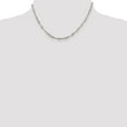thumbnail image 4 of 925 Sterling Silver Singapore Chain Styles Necklace 3 mm 16 inch, 4 of 4
