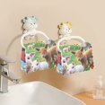 thumbnail image 6 of Farmhouse Farm Animals Garden Kitchen Cloth Dish Towels for Drying Washing Absorbent Dish Rags Reusable soft kitchen dishcloth set 6 Pack, 6 of 9