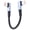 15cm-Bend TypeC Bend Type, variant on RUBSERRW USB-C to USB-C Short Cable 6A Fast Charging 90-Degree Nylon Braided for Laptop Phone (6/12in)