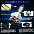 thumbnail image 5 of For Ford Escape 2008-2012 9008/H13 High Low Beam LED Headlight Bulbs +5202 LED Fog Light Bulbs,Pack of 4, 5 of 16