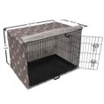 thumbnail image 6 of Bird Dog Crate Cover, Repetitive Crested Fly Friend Simple Cartoon Illustration Flying Animal, Easy to Use Pet Kennel Cover Small Dogs Puppies Kittens, 7 Sizes, Peach Dried Rose and Grey, by Ambesonne, 6 of 6