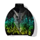 thumbnail image 5 of Parkas con estampado de pájaros personalizadas, ropa elegante con estampado de cuervos para hombre, abrigo de invierno moderno y versátil para hombre, cómodo y cálido, 5 of 5