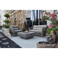 thumbnail image 5 of Modeno Outdoor Westport Pit Table Grey Durable Round Fire Bowl Glass Fiber Reinforced Concrete Propane Patio Fire Place 34 Inches Electronic Ignition Cover and Lava Rock Included, 5 of 7