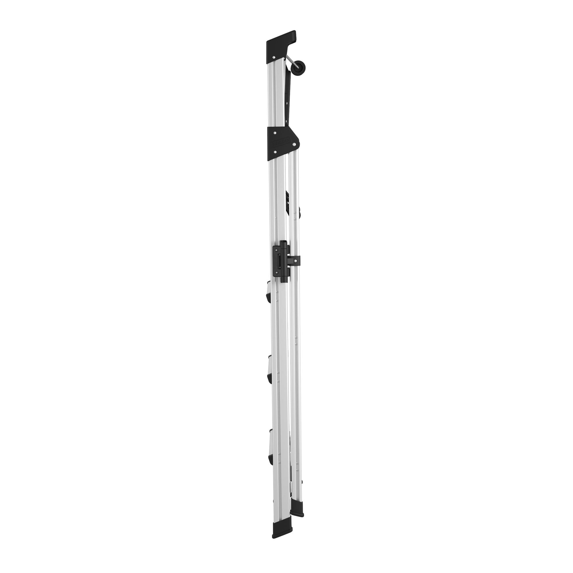 COSCO 6ft Signature Series Step Ladder, Type 1A, 300 lbs. Load Capacity (Aluminum/Black)