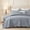 Silver, variant on Ameha 2-Piece Quilt Set Lightweight Leaf Embossed Microfiber Bedspread and Coverlet Bedding Set Silver Twin