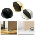 thumbnail image 3 of 1pc Door Stop Floor Wall Oval Stopper Stick-on Easy Installation Rubber Buffer, 3 of 4